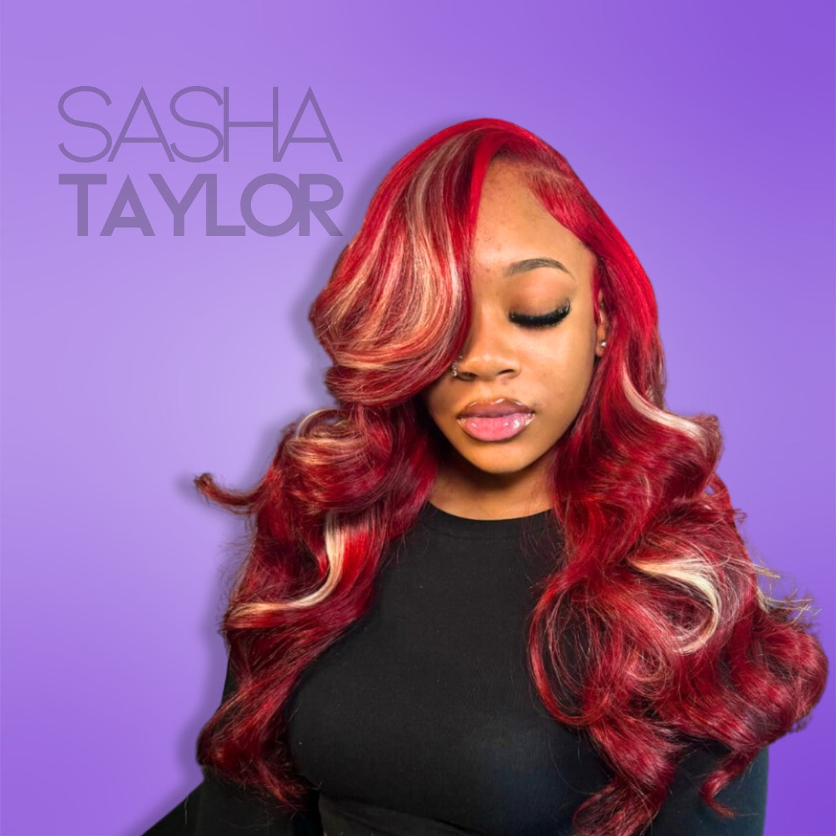 Red synthetic wig cheapest