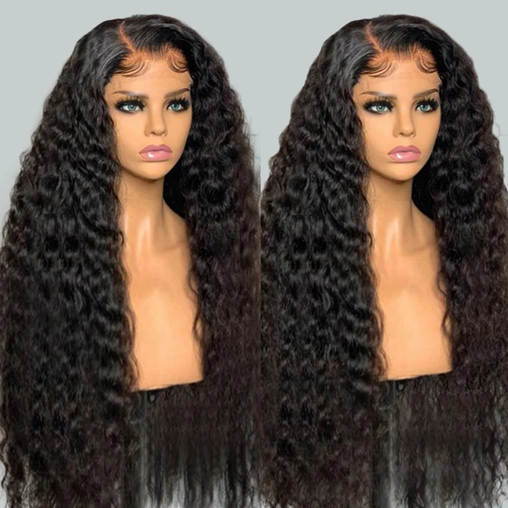 Water Wave Human Hair Wig - HD Lace Front Wigs