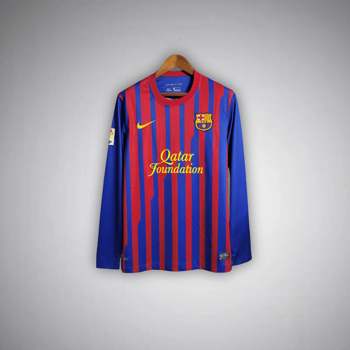 11/12 FC Barcelona Long Sleeve Home Jersey - FS Jersey