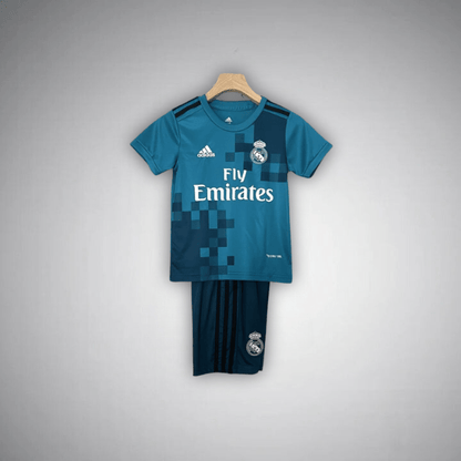 17/18 Real Madrid Third Kids Football Kit - FS Kit