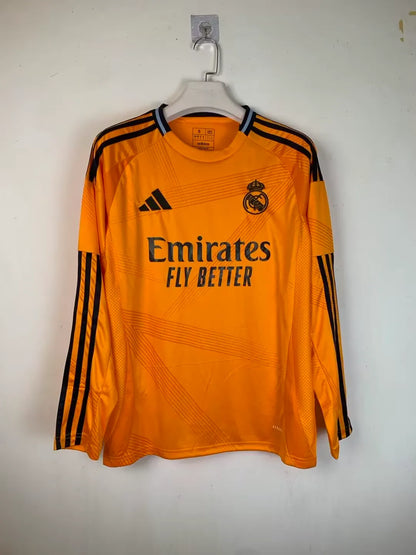 Real Madrid Jersey - 2024/25 Orange Long Sleeves