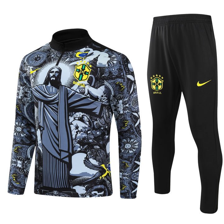 24 25 brazil jesus premium Football Tracksuit