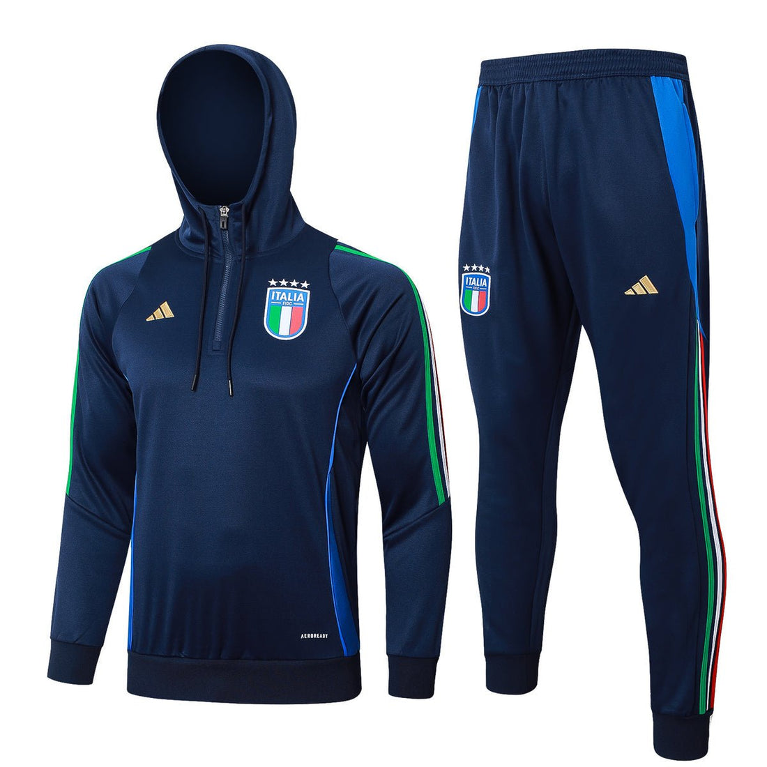 24 25 juventus turquoise and dark blue premium Football Tracksuit