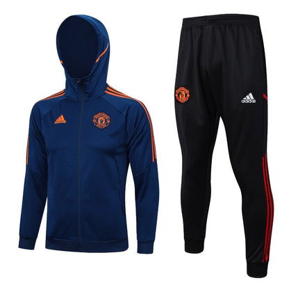 24 25 manchester united dark blue premium Football Tracksuit