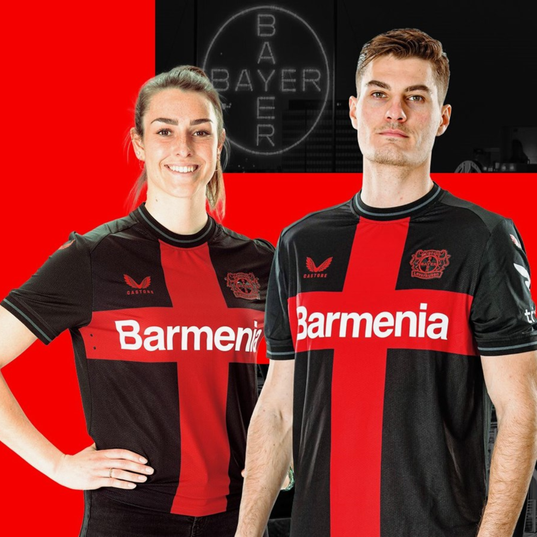 bayer 04 leverkusen 23 24 home stadium fans jersey