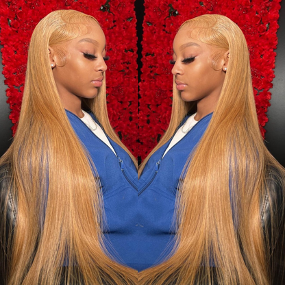 36&quot; Long Straight Synthetic Wig - Lace Front Wig