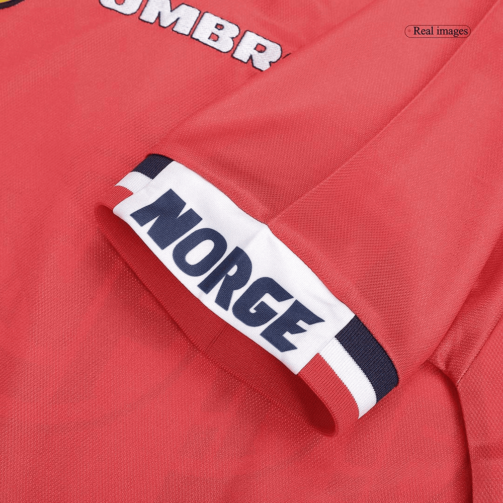 Norwegen Fußball-Heimtrikot im Retro-Stil 1998/1999