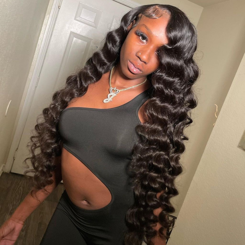 Pre-Bleached Wand Wurls Human Hair Wig - HD Lace Wigs