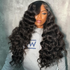 Bleached Knots Wand Curls Vietnames Human Hair Wig - HD Lace Wigs