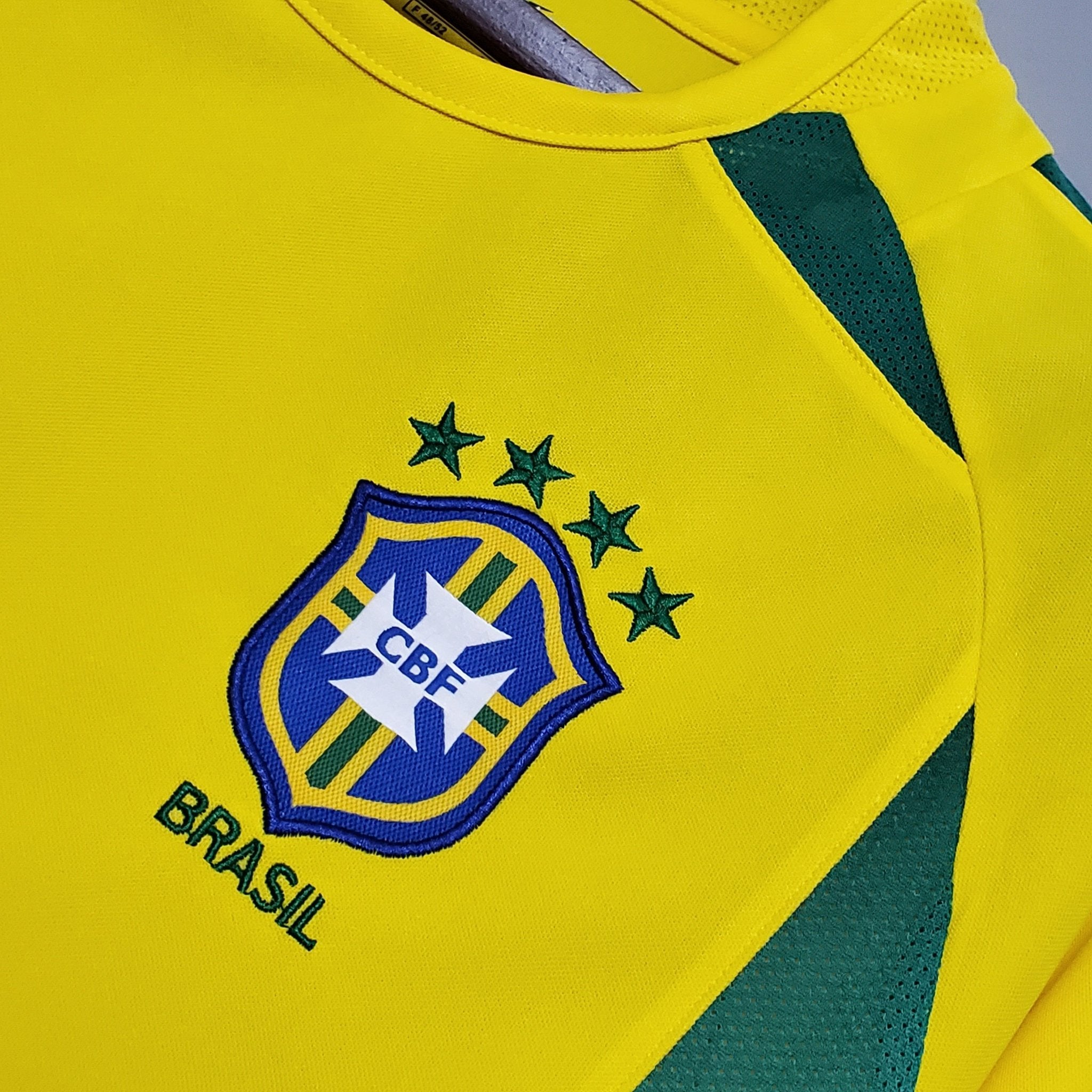 2002 brazil home Retro jersey