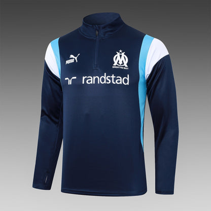 marseille 23 24 sapphire blue Football Tracksuit