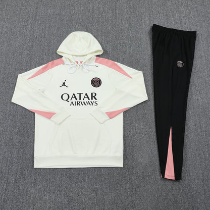 24/25 PSG X Jordan Soccer Tracksuit White/Black