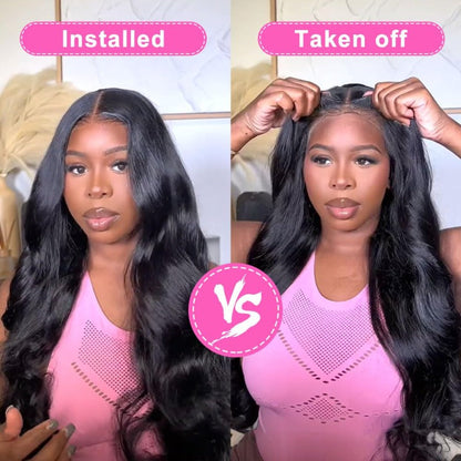 Body Wave Synthetic Wig - Closure HD Lace Wigs