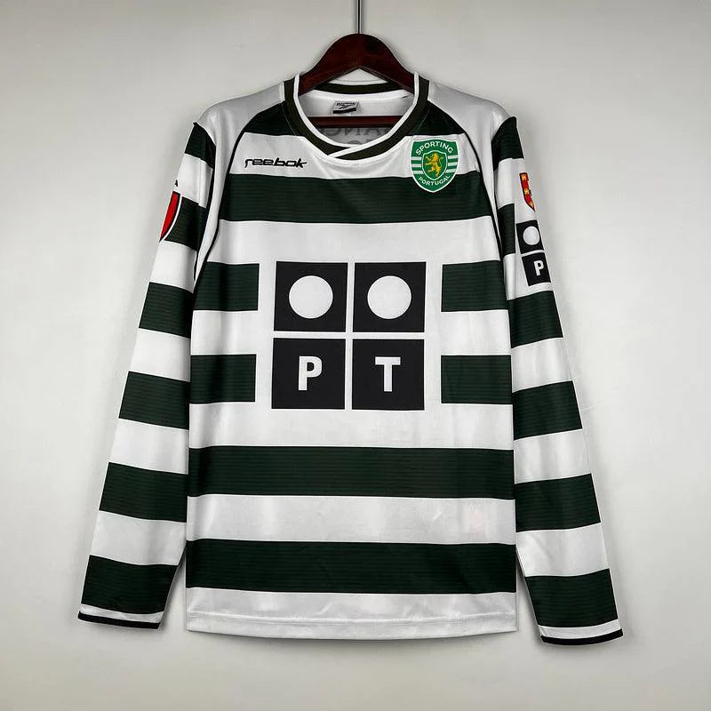 Sporting Lisbon Retro Jersey 2001/2003 Long Sleeves