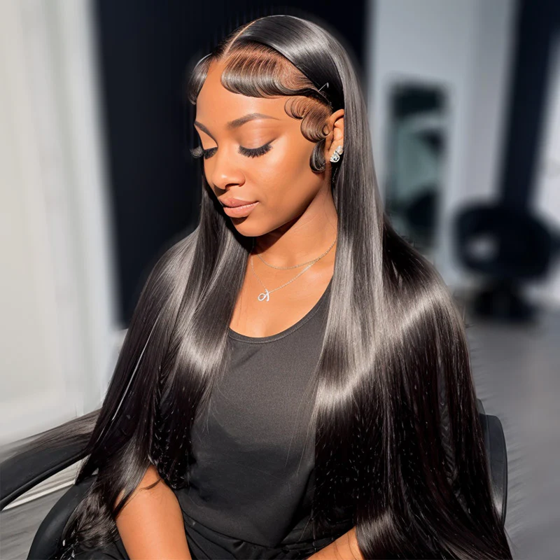 Pre-Bleached Closure Human Hair Wig - HD Lace Wigs