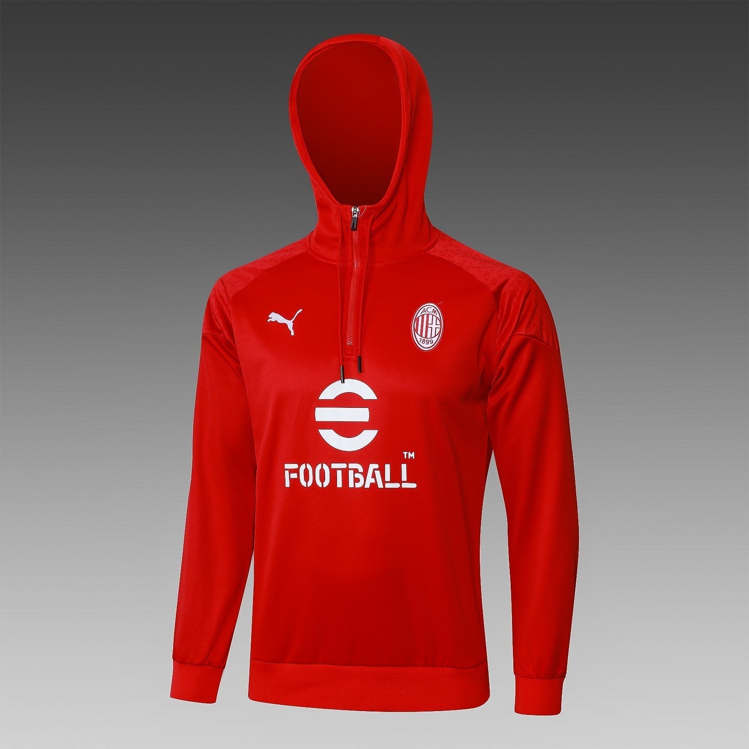 ac milan 23 24 red Football Tracksuit with hat