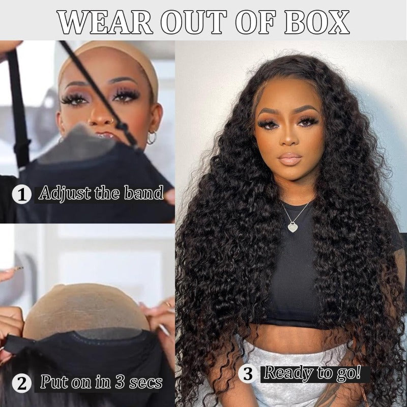 Deep Wave Human Hair Wig - HD Lace Wigs