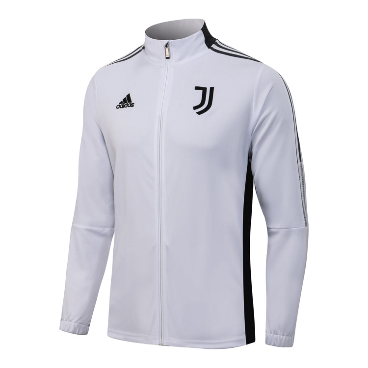 juventus white 20 21 Football Tracksuit jacket