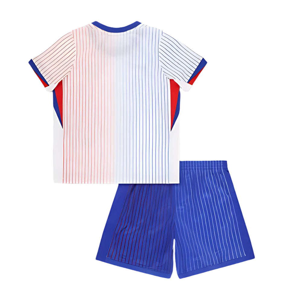 france euros 2024 away kids soccer jersey