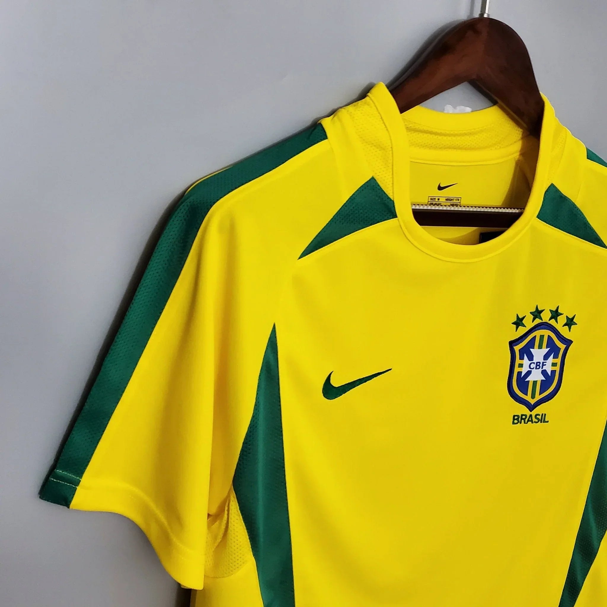 2002 brazil home Retro jersey