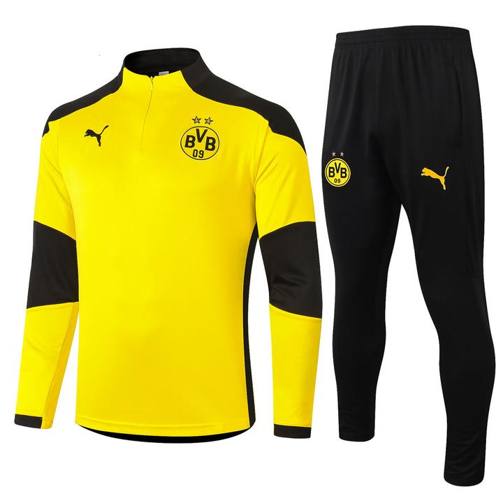 borussia dortmund 21 22 yellow Football Tracksuit