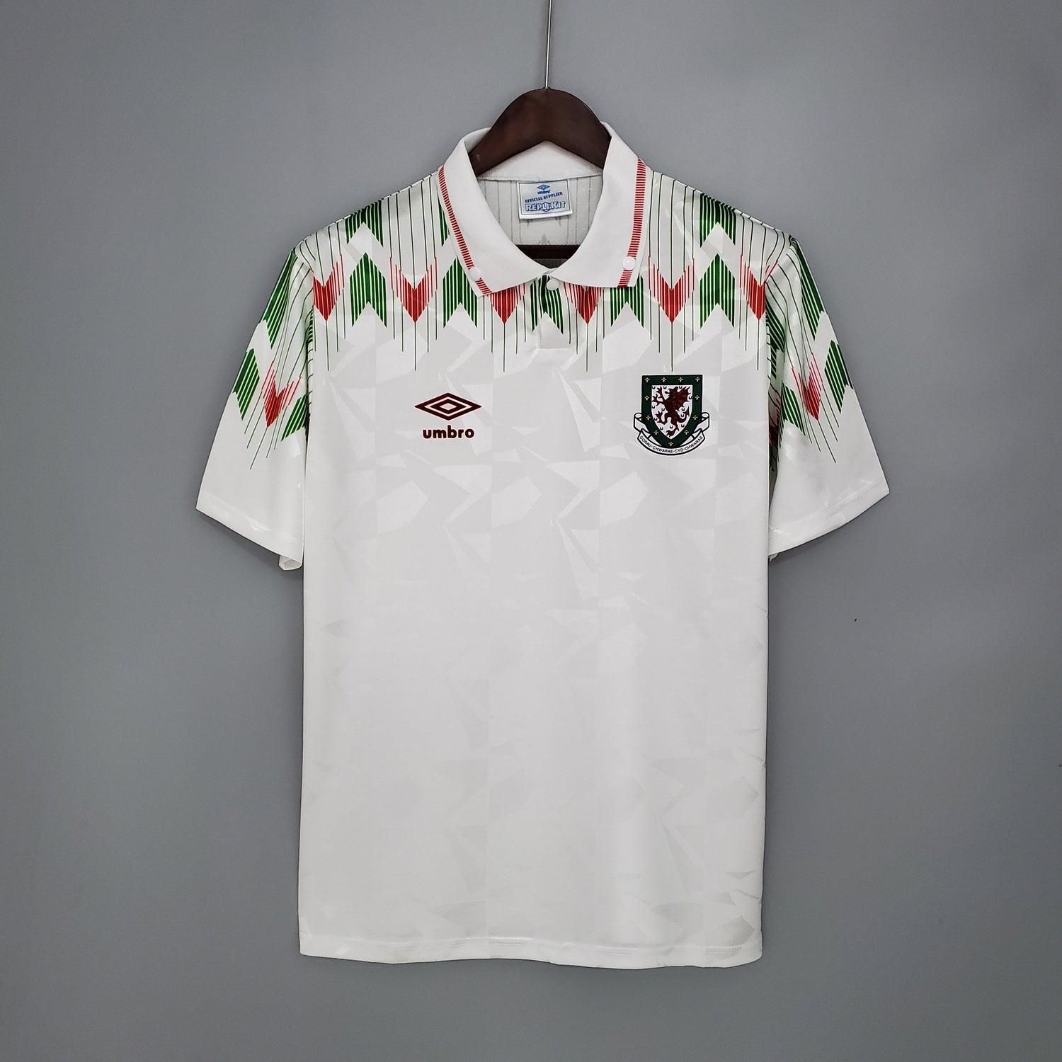 wales 90 92 retro away jersey