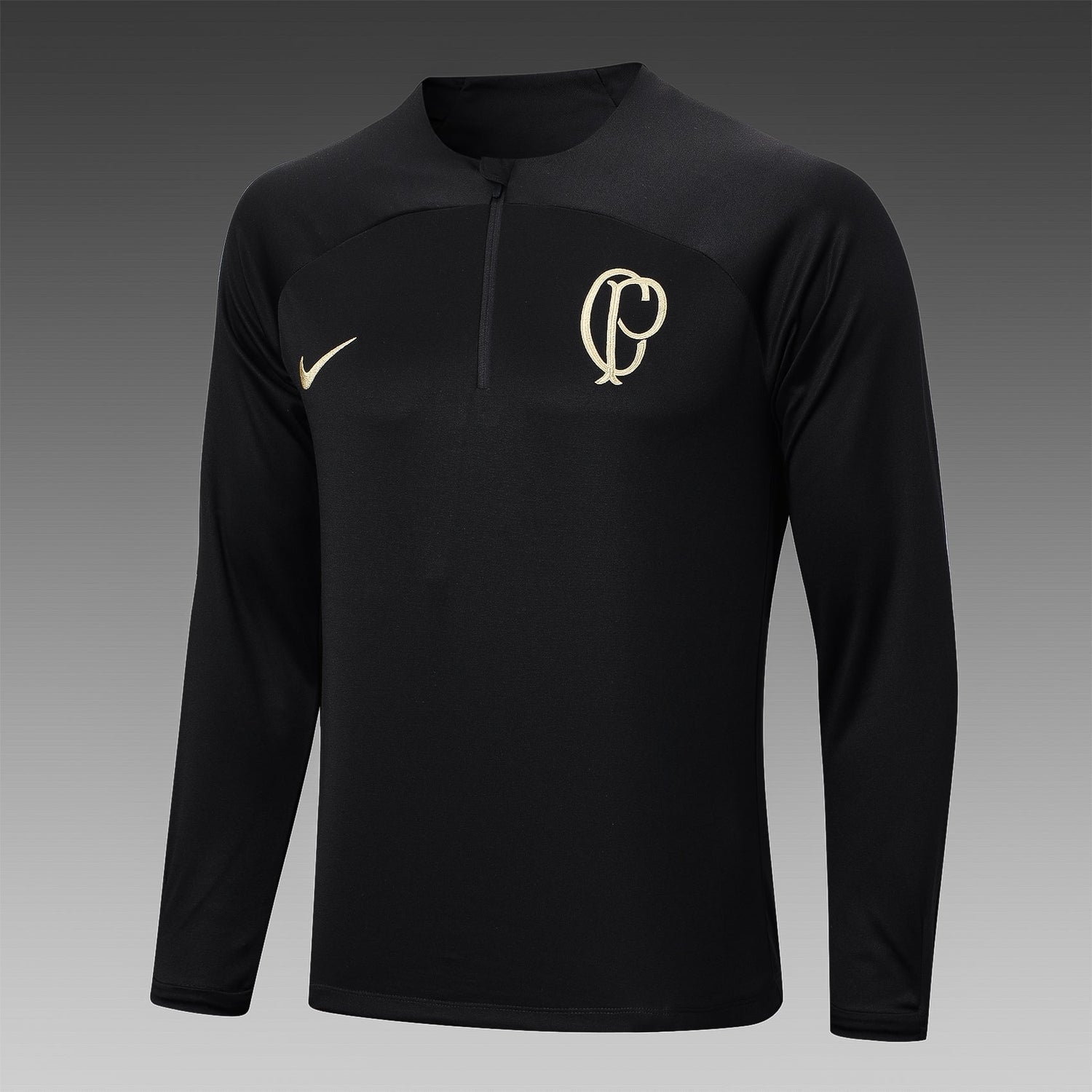 corinthians 23 24 black Football Tracksuit