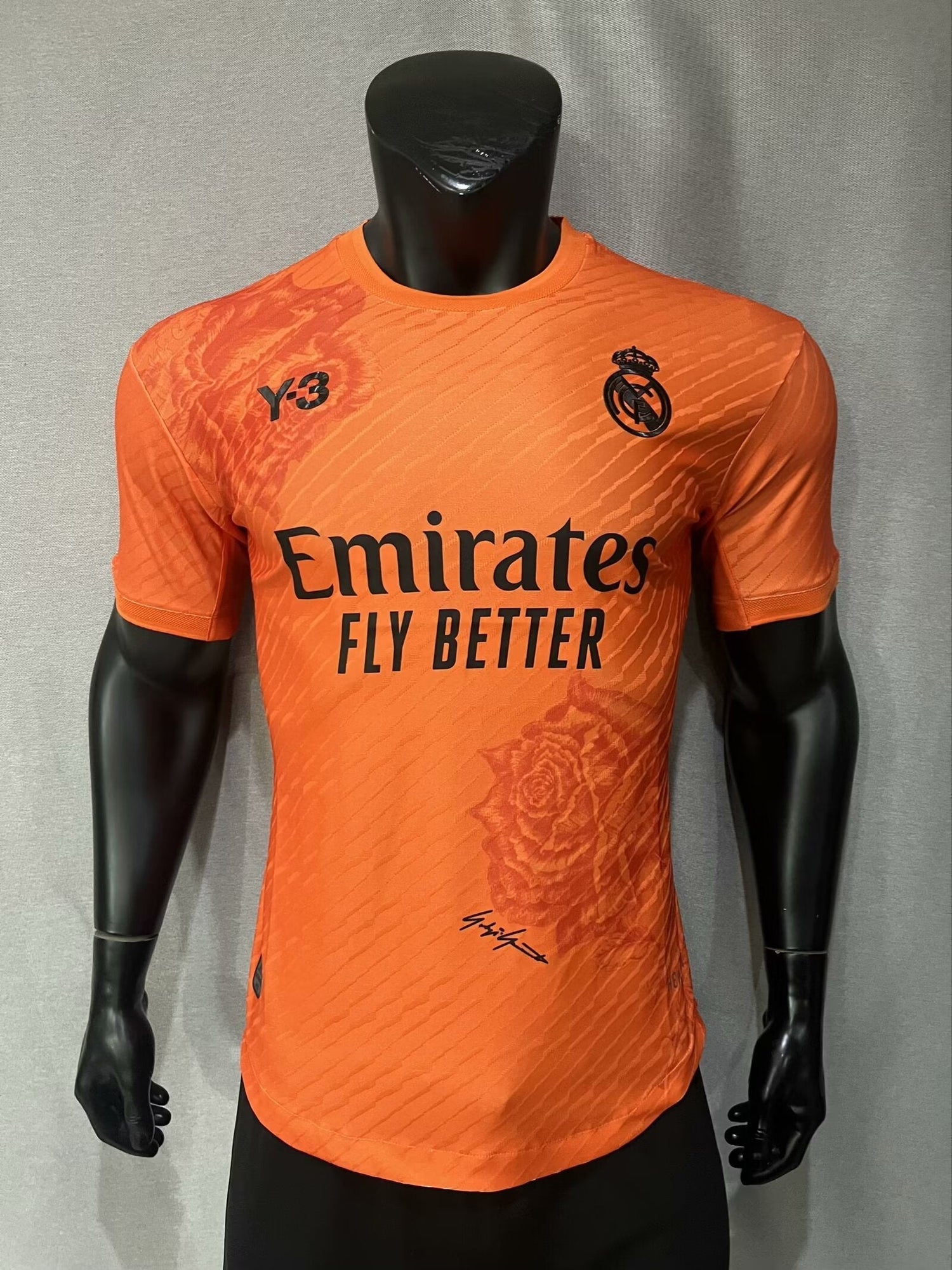 KIT EDICIÓN ESPECIAL NARANJA Y3 DEL REAL MADRID | VERSIÓN 24-25 JUGADORES