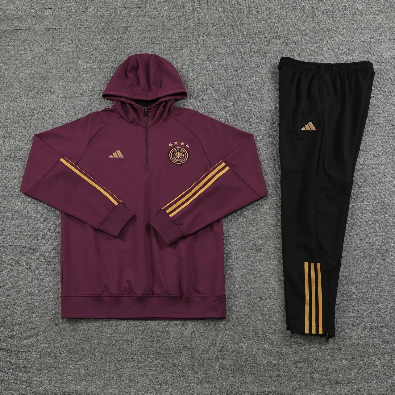 germany 23 24 red Football Tracksuit hoodie