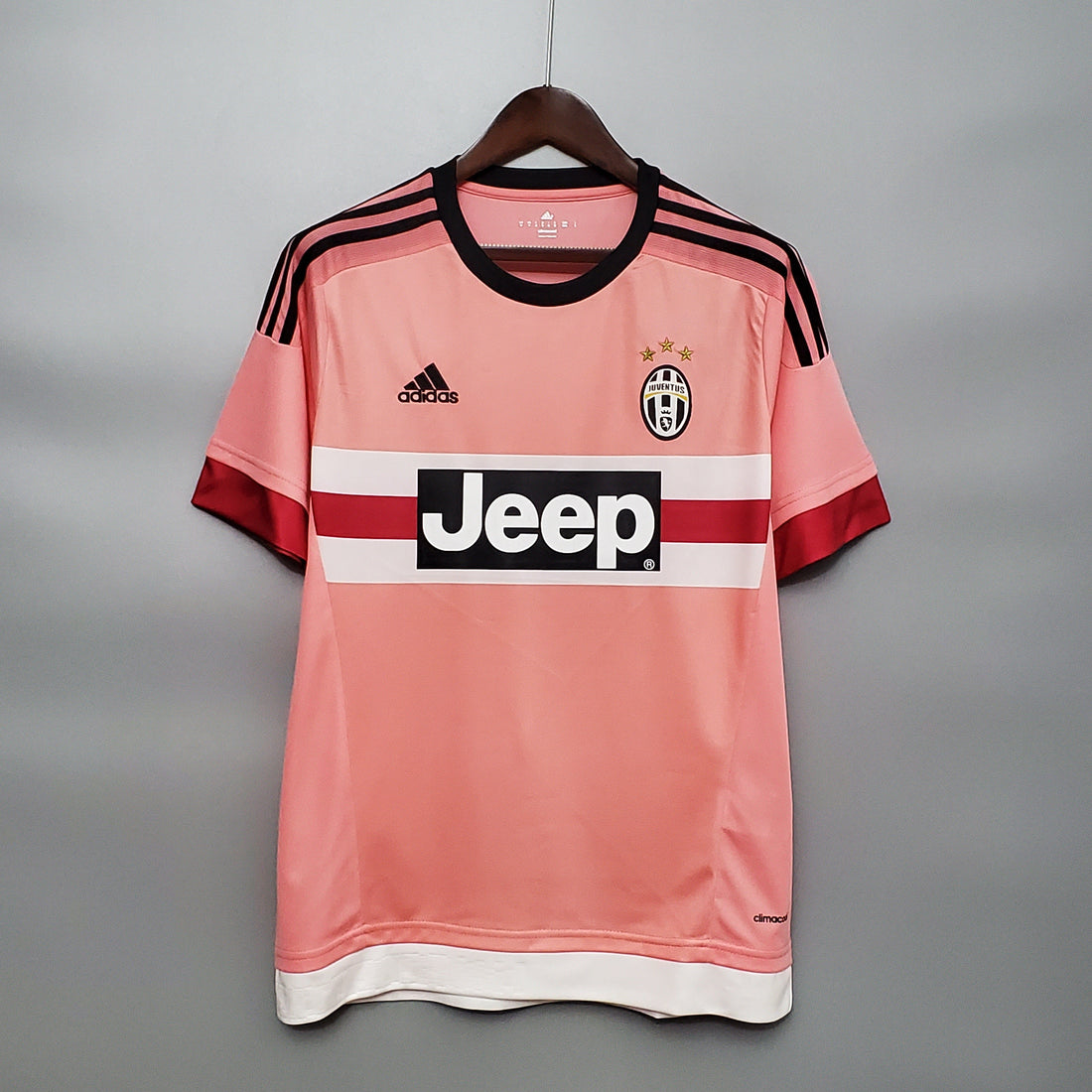 2015 2016 juventus away Retro jersey pink