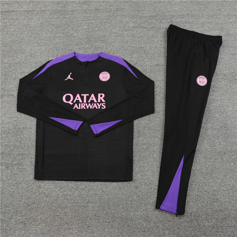 PSG Tracksuit Black-Purple