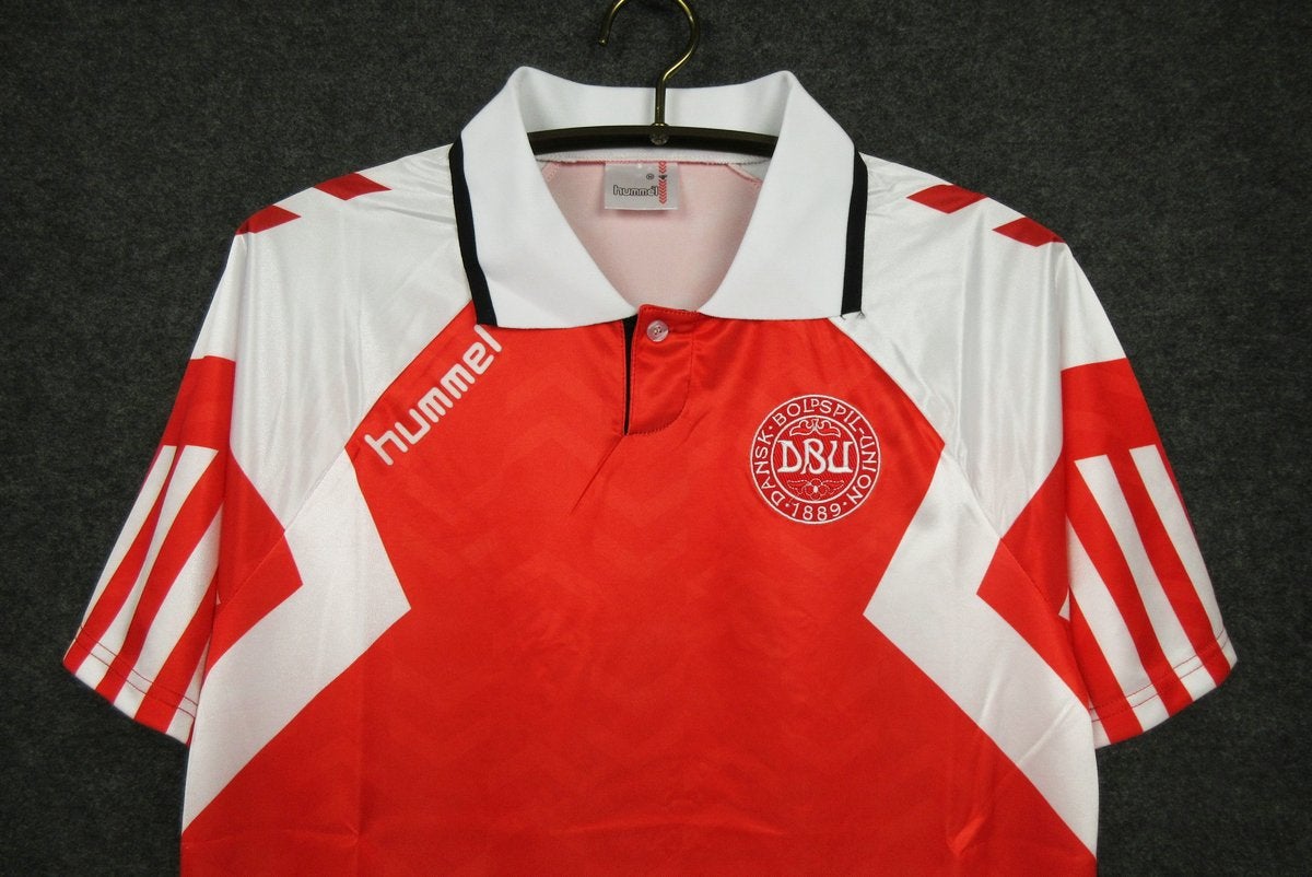 1992 denmark home Retro jersey