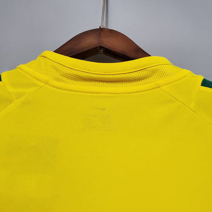 2002 brazil home Retro jersey