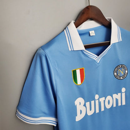 1986 1987 Napoli Home Retro-Trikot