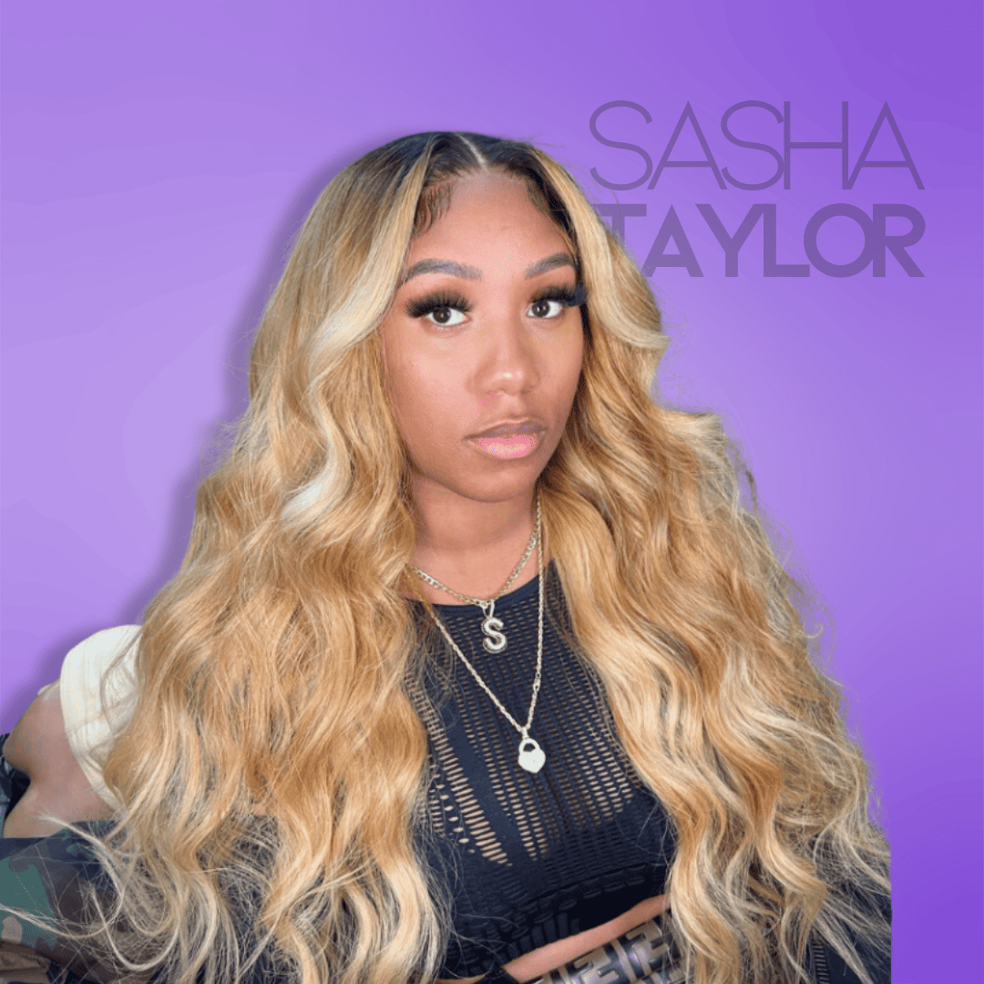 Blonde Synthetic Wavy Lace Front Wig