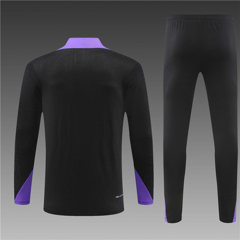 PSG Tracksuit Black-Purple