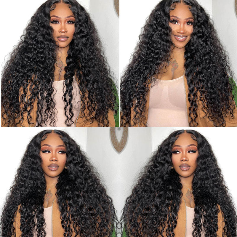 Deep Wavy Human Hair Wig - HD Lace Wig