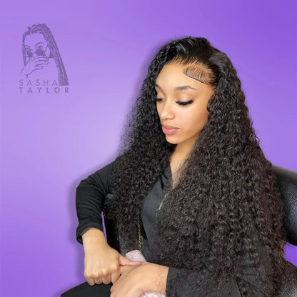 Deep Wave Transparent HD Lace Front Wigs – Curly Brazilian Human Hair Wigs