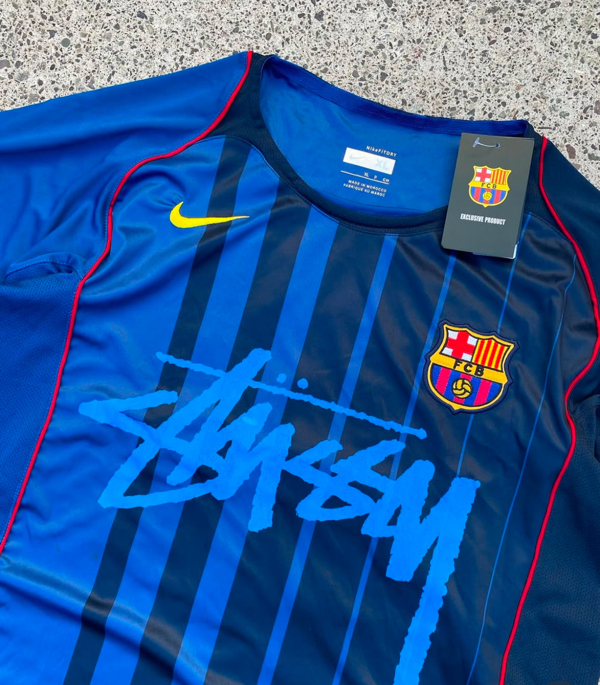 FC Barcelona Stussy Soccer Jersey - Limited Edition