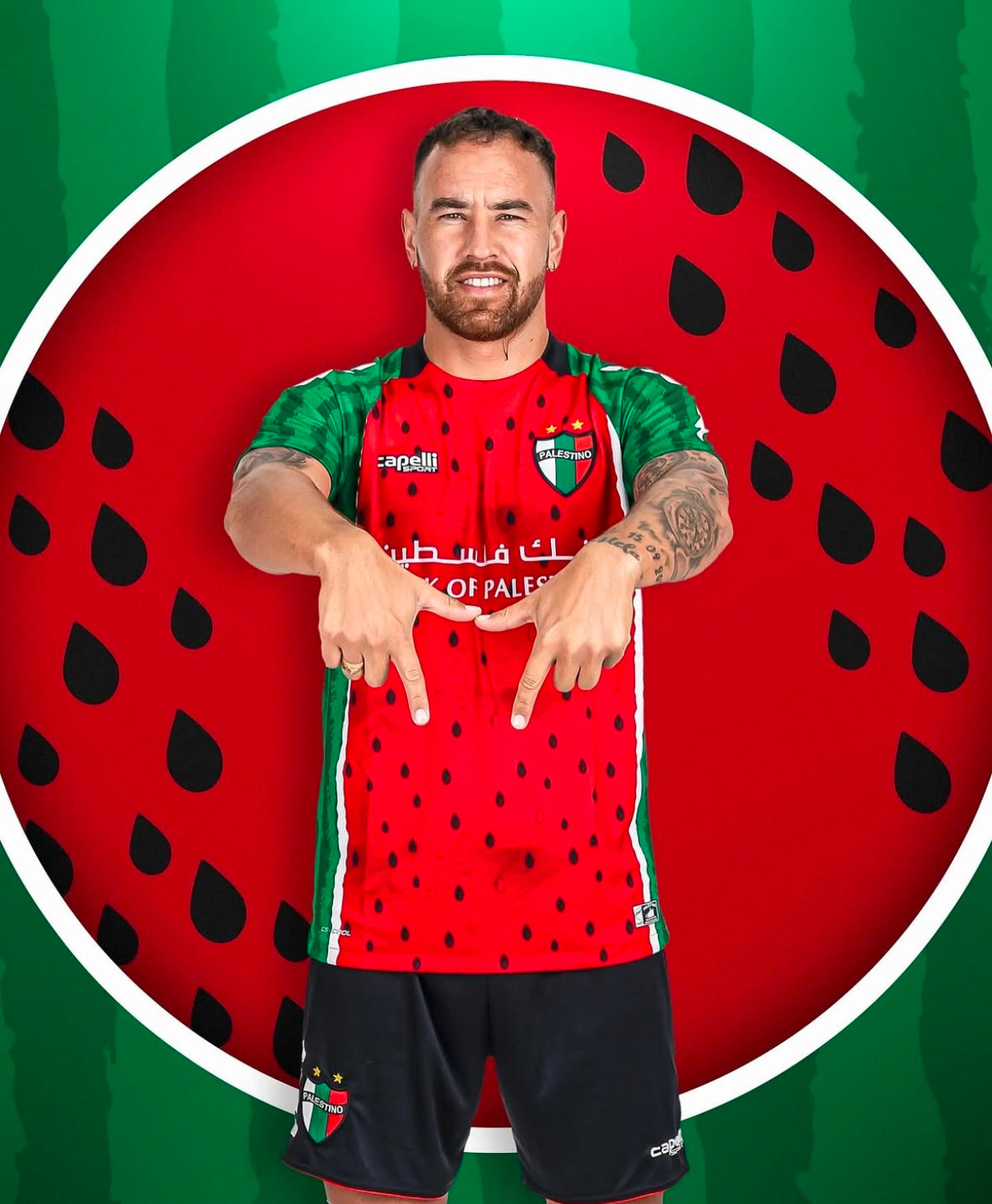 Palestino Watermelon Jersey - Palestine 2025/26