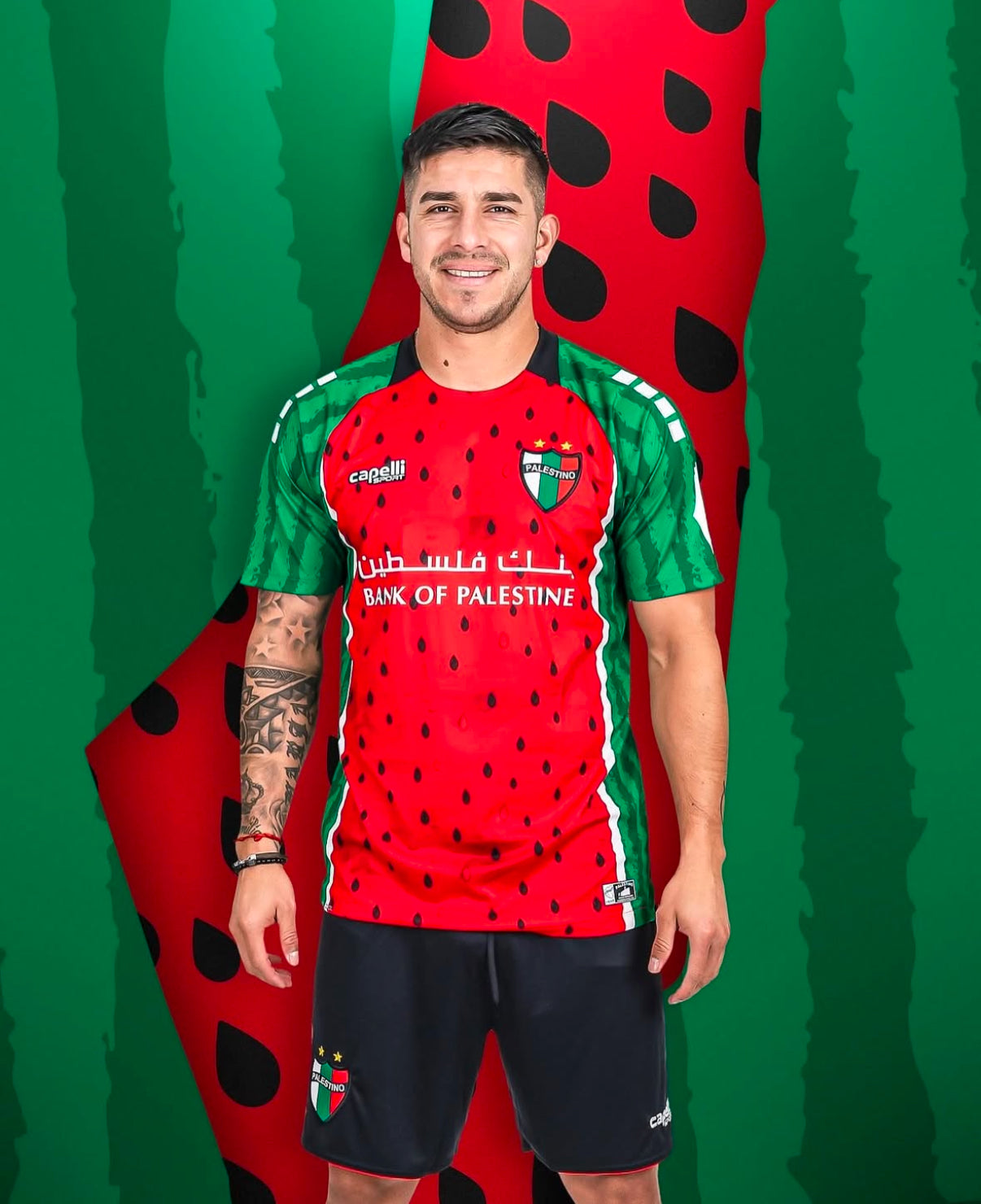 Palestino Watermelon Jersey - Palestine 2025/26