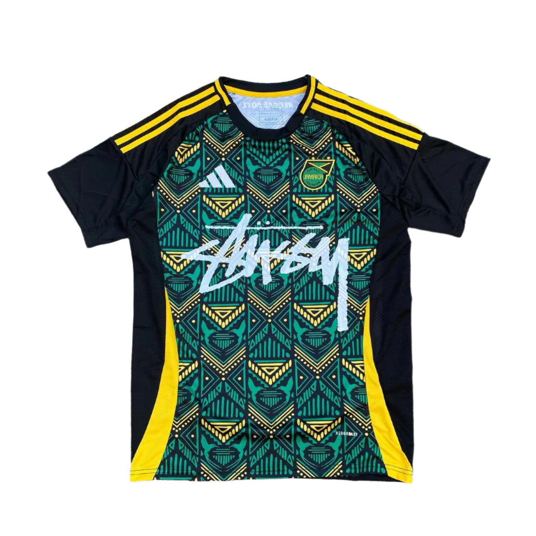 jamaica x stussy soccer jersey special edition 2024 2025