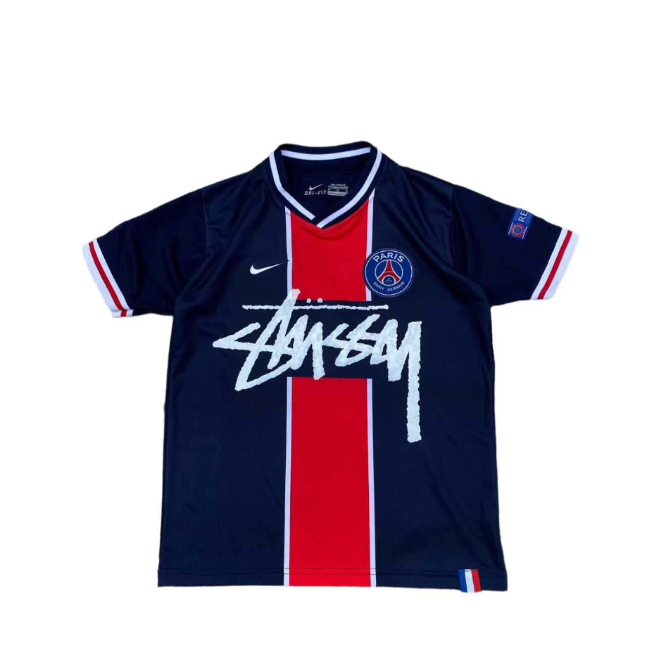 psg and stussy soccer jersey limited version jersey