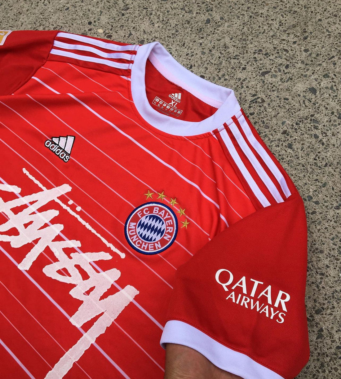 bayern munich x stussy soccer jersey special edition