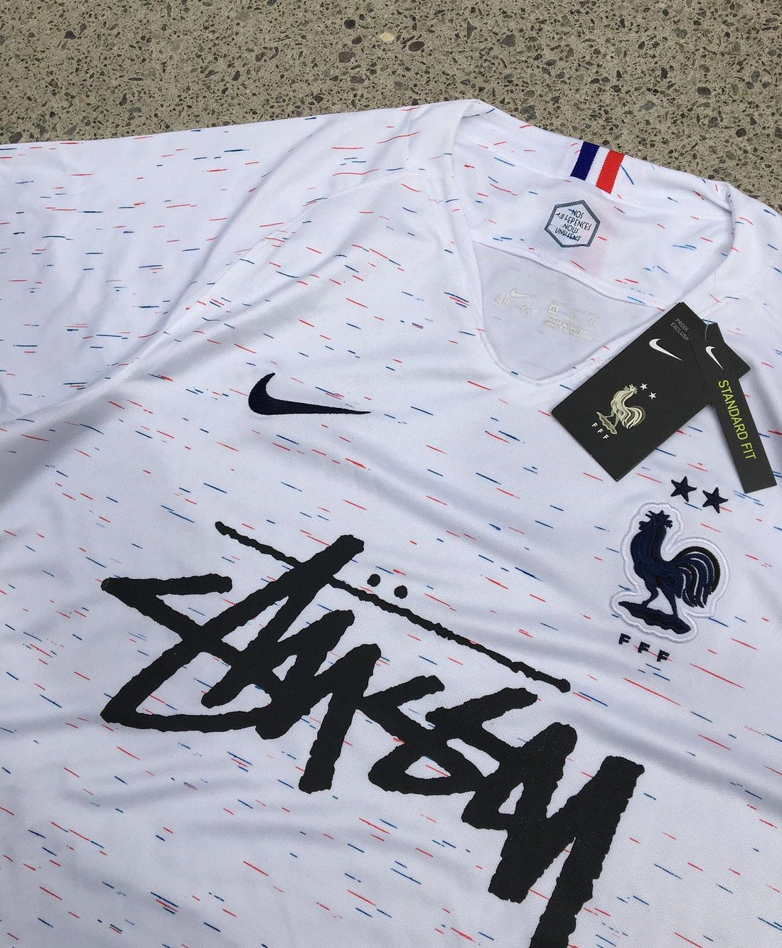 france x stussy soccer jersey special edition