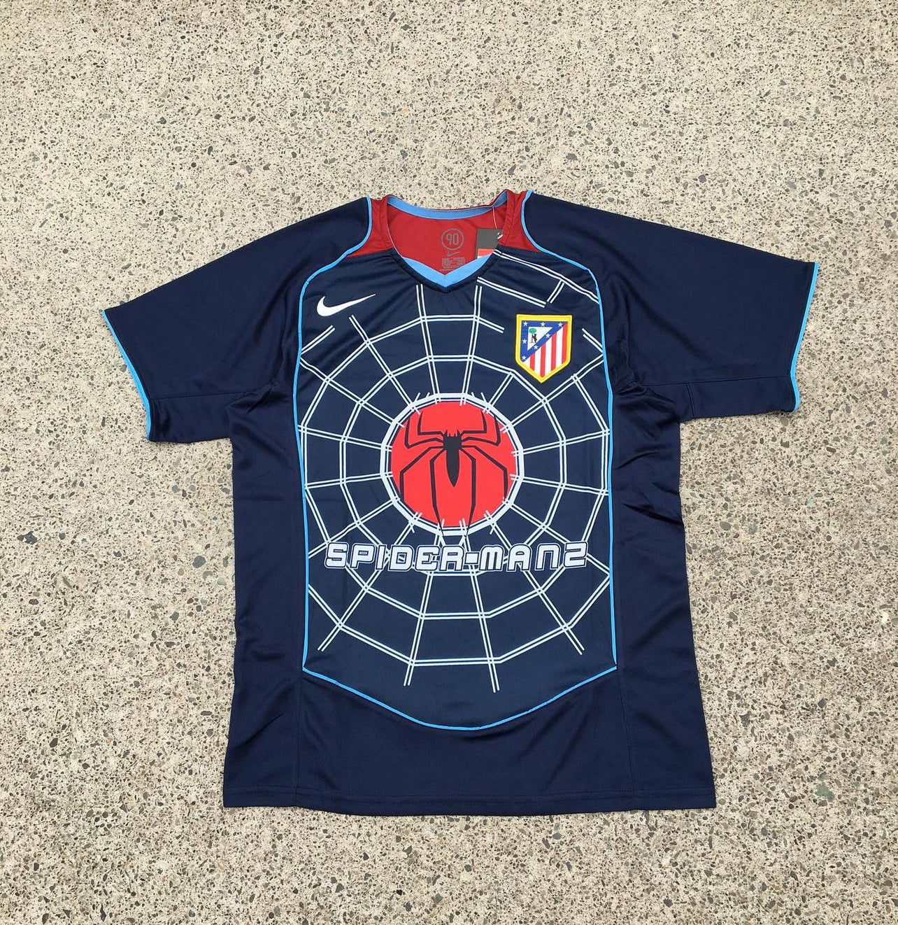 atletico de madrid spiderman jersey