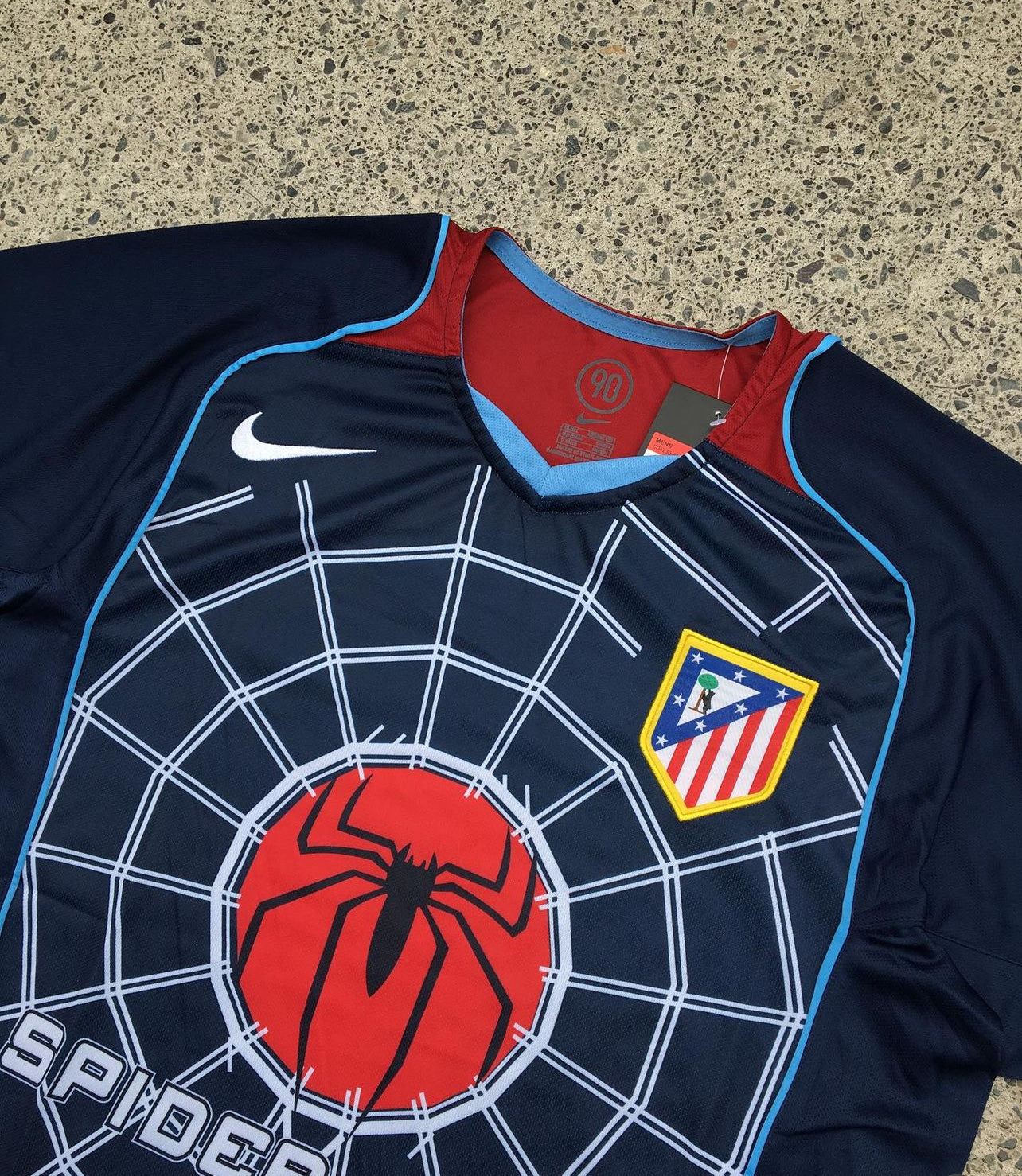 atletico de madrid spiderman jersey