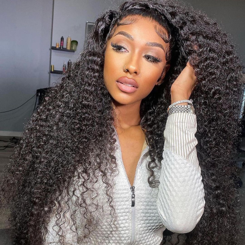 Kinky Curly Human Hair Wig - HD Lace Wigs