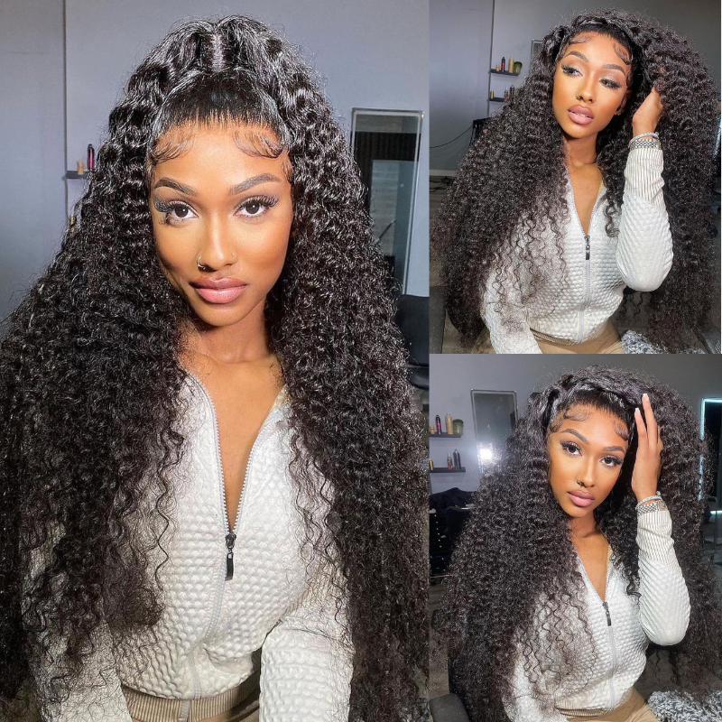 Kinky Curly Human Hair Wig - HD Lace Wigs