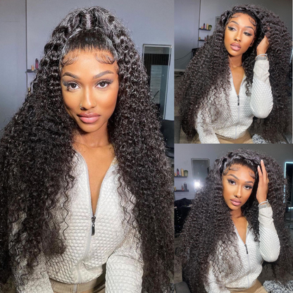 Kinky Curly Human Hair Wig - HD Lace Wigs